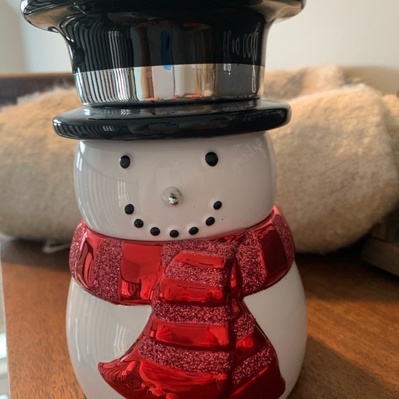 Snowman 3 wick candle holder Bath and Bodyworks - Picture 2 of 8